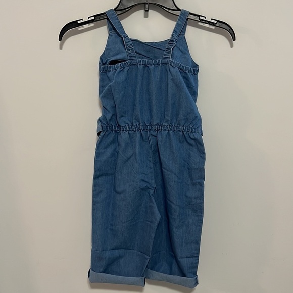 Nautica Girls Wide Leg Jumpsuit with Tie Chambray Size 4 NWT - Picture 6 of 6